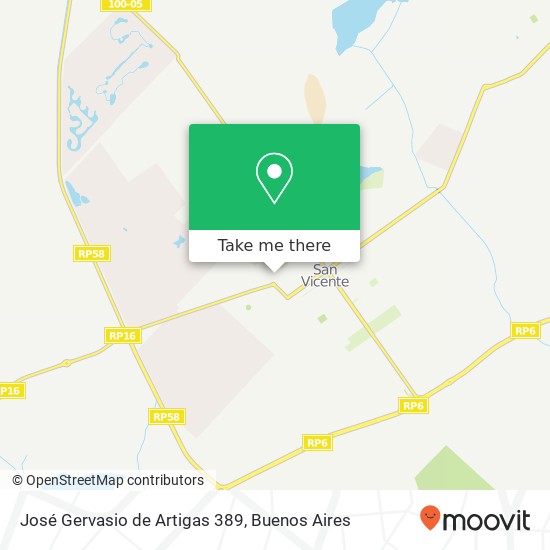 Mapa de José Gervasio de Artigas 389