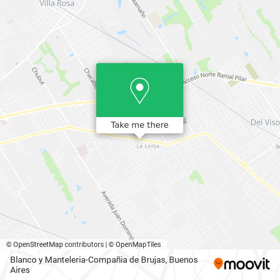 Blanco y Manteleria-Compañia de Brujas map