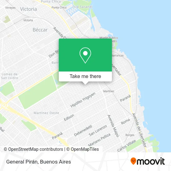 General Pirán map