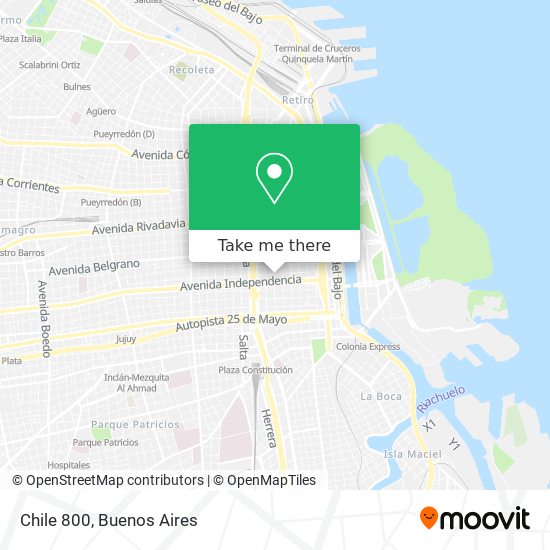 Mapa de Chile 800