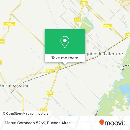Mapa de Martín Coronado 5269
