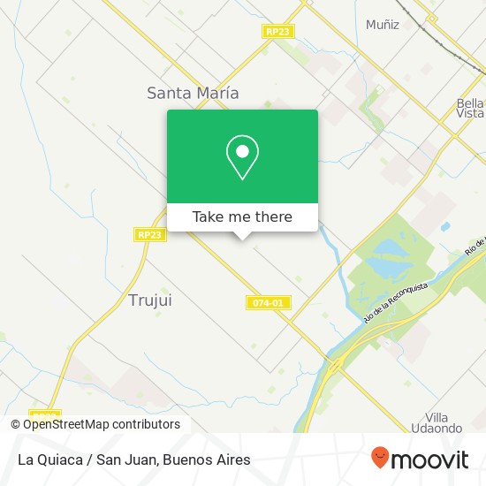 Mapa de La Quiaca / San Juan