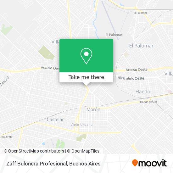 Zaff Bulonera Profesional map