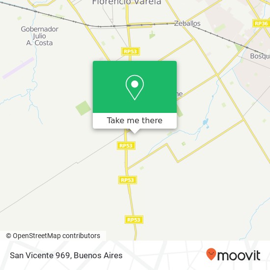 San Vicente 969 map