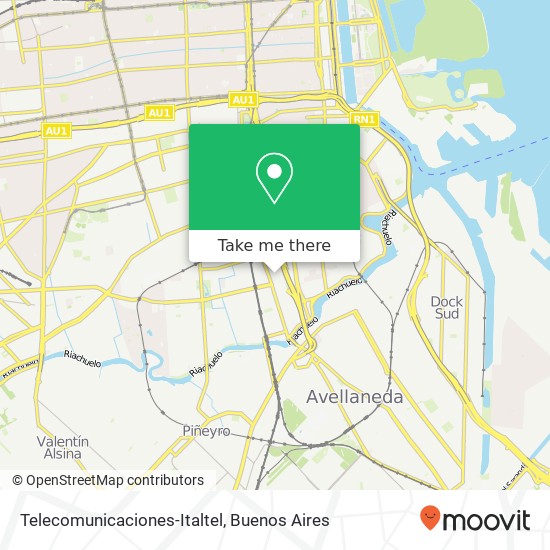 Telecomunicaciones-Italtel map