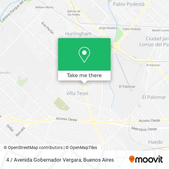 4 / Avenida Gobernador Vergara map