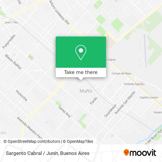 Sargento Cabral / Junín map