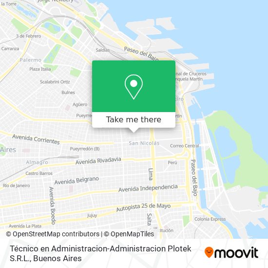 Técnico en Administracion-Administracion Plotek S.R.L. map