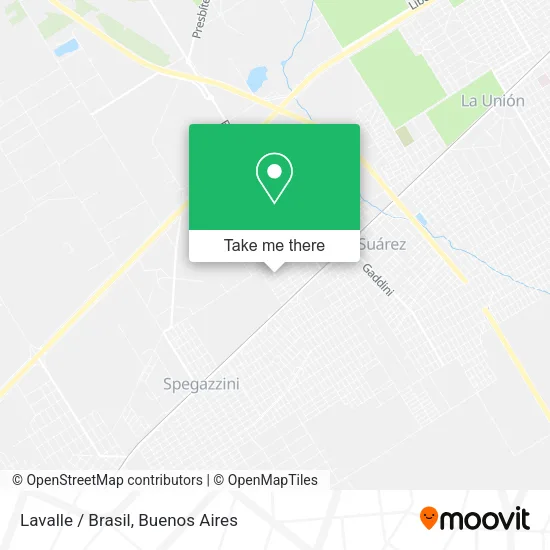 Lavalle / Brasil map