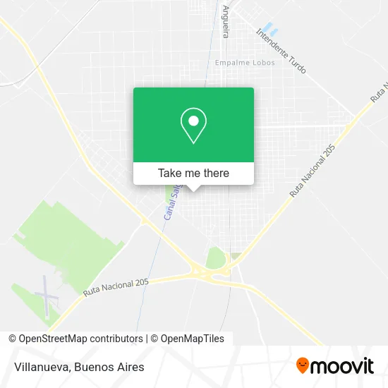 Mapa de Villanueva