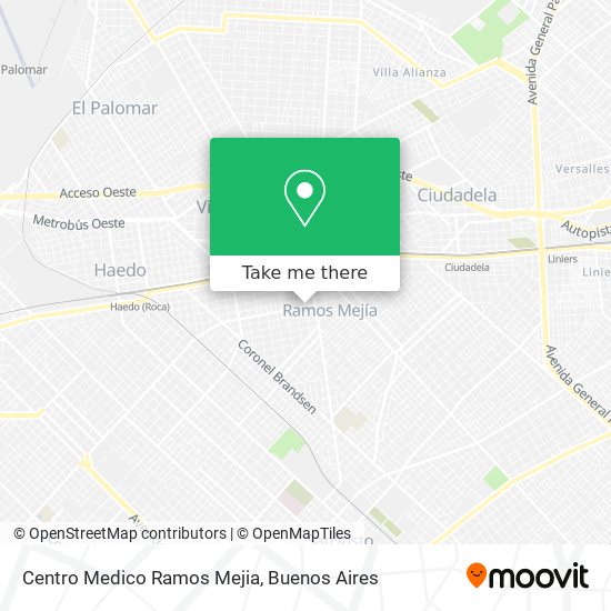 Centro Medico Ramos Mejia map