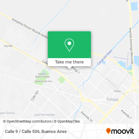 Calle 9 / Calle 506 map