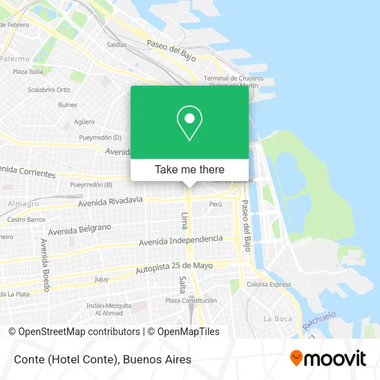 Mapa de Conte (Hotel Conte)