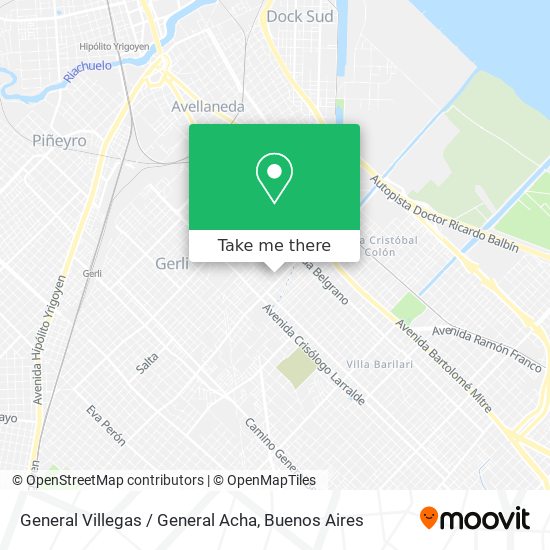 Mapa de General Villegas / General Acha