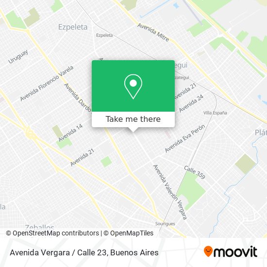 Mapa de Avenida Vergara / Calle 23