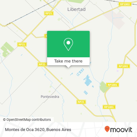 Montes de Oca 3620 map