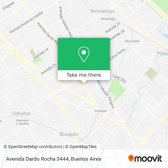 Avenida Dardo Rocha 3444 map