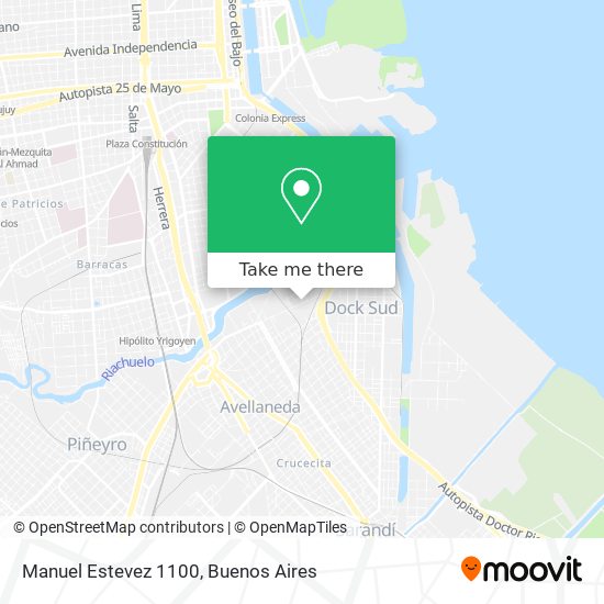 Mapa de Manuel Estevez 1100