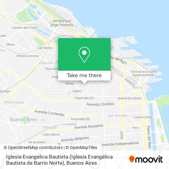 Iglesia Evangelica Bautista (Iglesia Evangélica Bautista de Barrio Norte) map