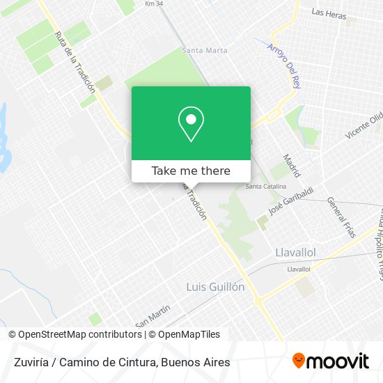 Zuviría / Camino de Cintura map
