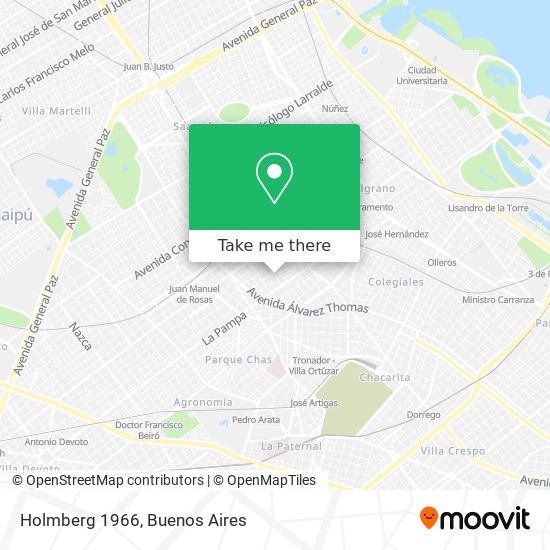 Mapa de Holmberg 1966