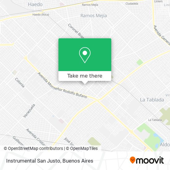 Mapa de Instrumental San Justo