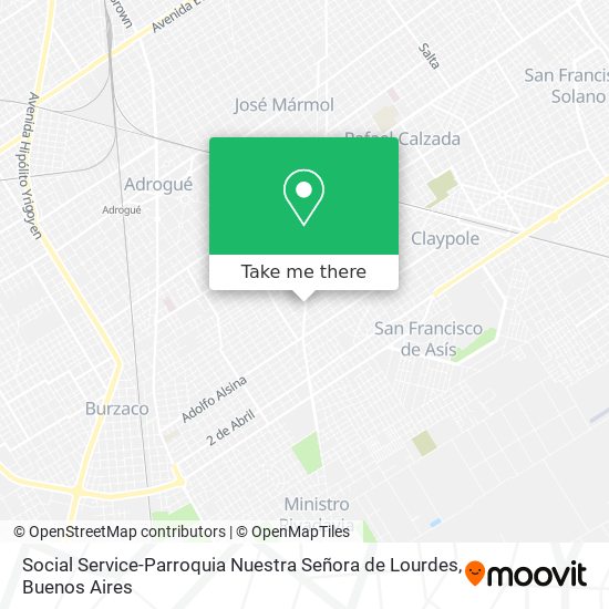 Social Service-Parroquia Nuestra Señora de Lourdes map
