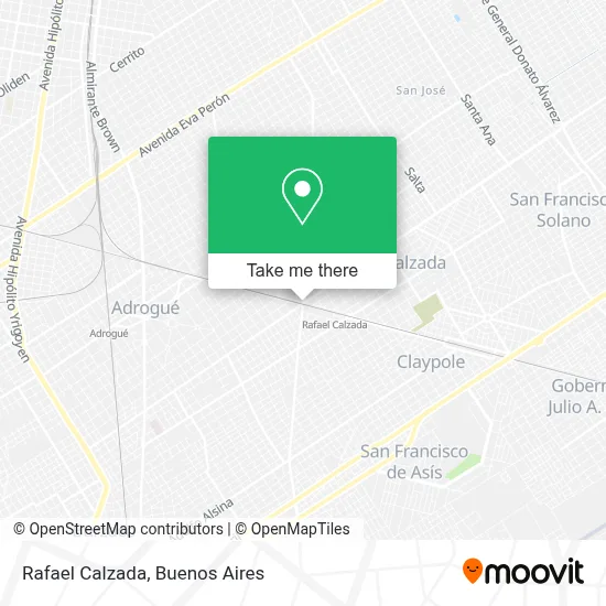 Rafael Calzada map