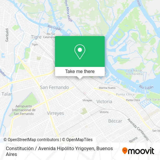 Constitución / Avenida Hipólito Yrigoyen map