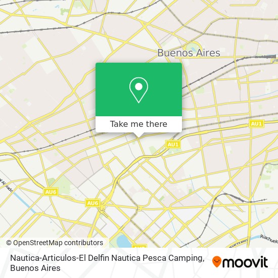 Nautica-Articulos-El Delfin Nautica Pesca Camping map