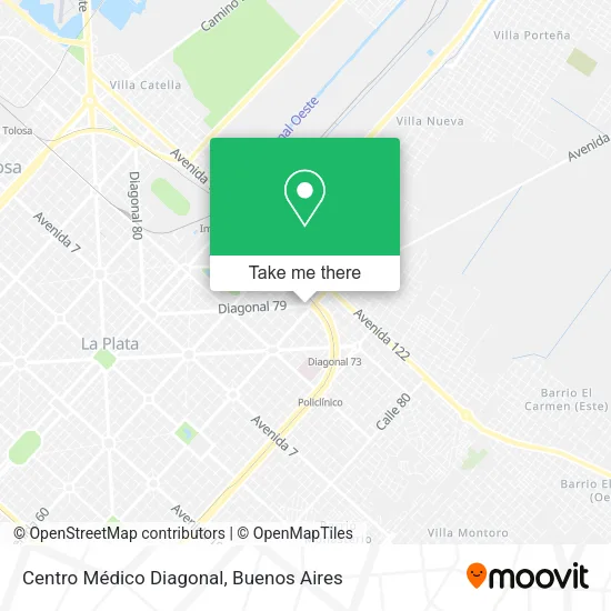 Centro Médico Diagonal map