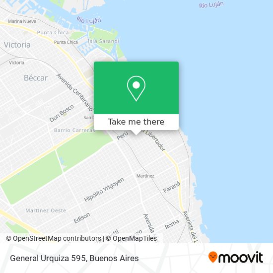 General Urquiza 595 map