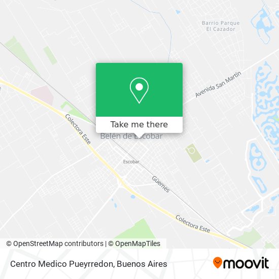 Centro Medico Pueyrredon map