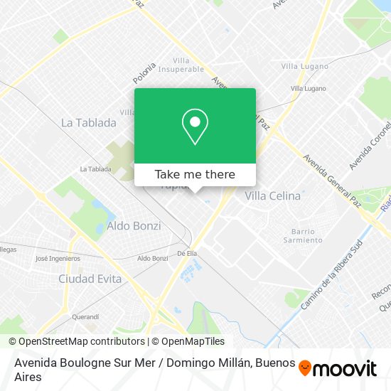 Avenida Boulogne Sur Mer / Domingo Millán map