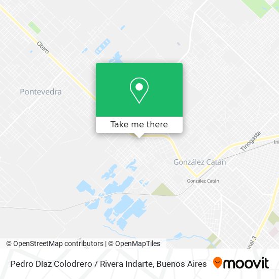 Pedro Díaz Colodrero / Rivera Indarte map