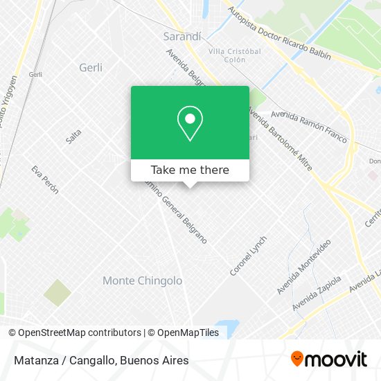 Mapa de Matanza / Cangallo