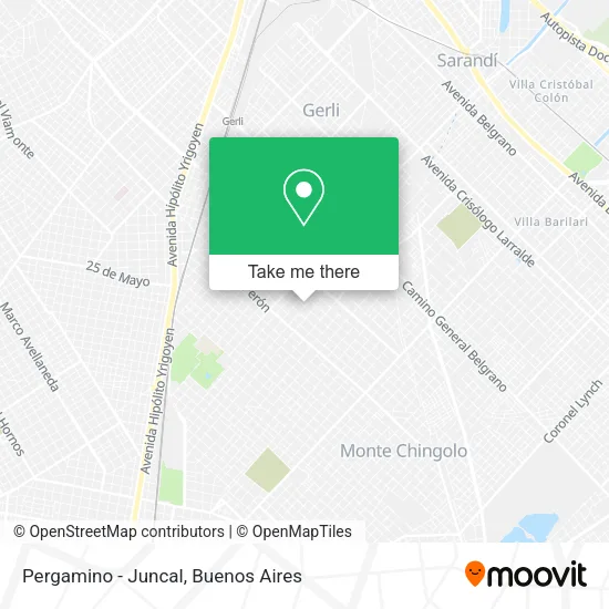 Mapa de Pergamino - Juncal