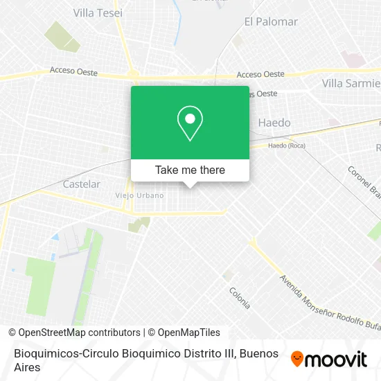 Bioquimicos-Circulo Bioquimico Distrito III map
