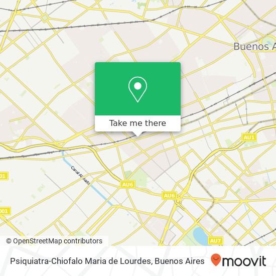 Psiquiatra-Chiofalo Maria de Lourdes map