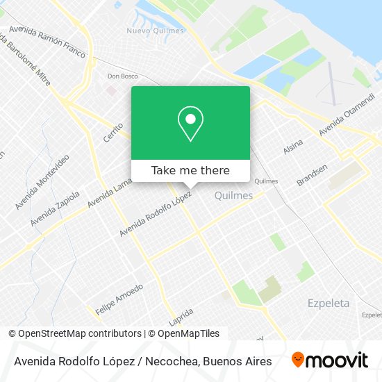 Avenida Rodolfo López / Necochea map