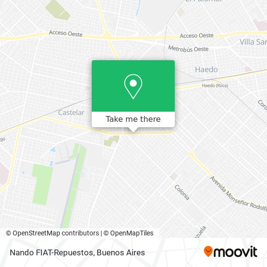 Nando FIAT-Repuestos map