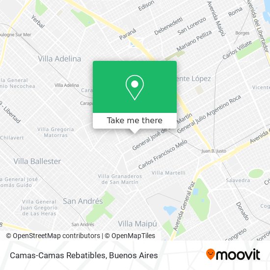 Camas-Camas Rebatibles map