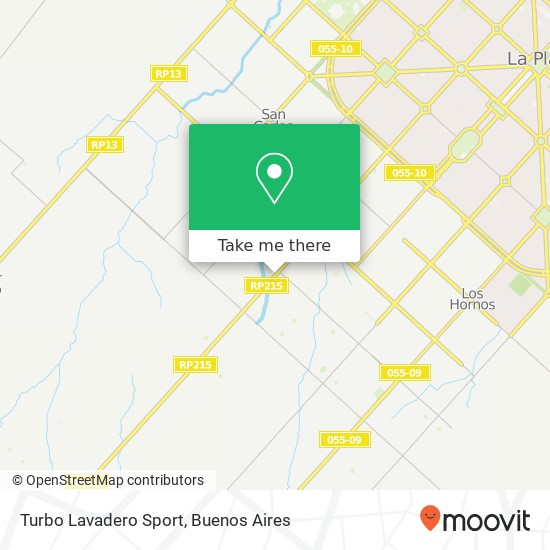 Turbo Lavadero Sport map