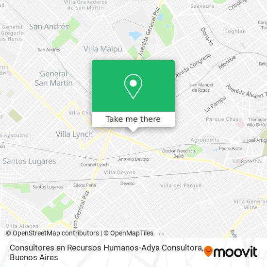 Consultores en Recursos Humanos-Adya Consultora map