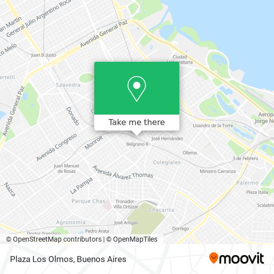 Plaza Los Olmos map