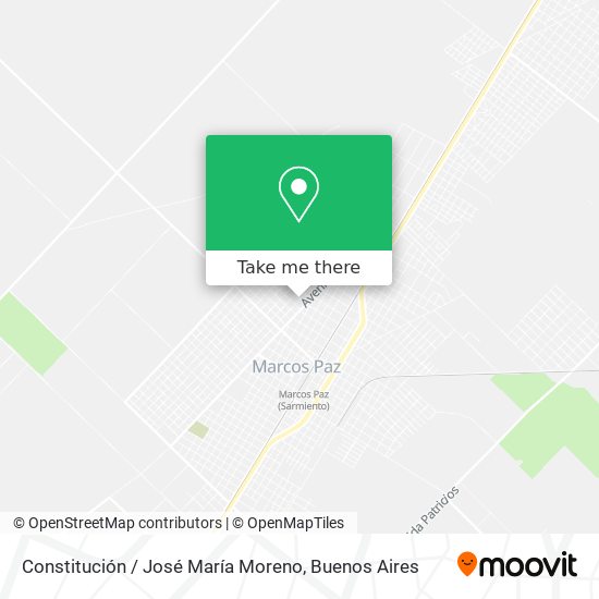 Mapa de Constitución / José María Moreno
