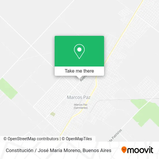 Mapa de Constitución / José María Moreno