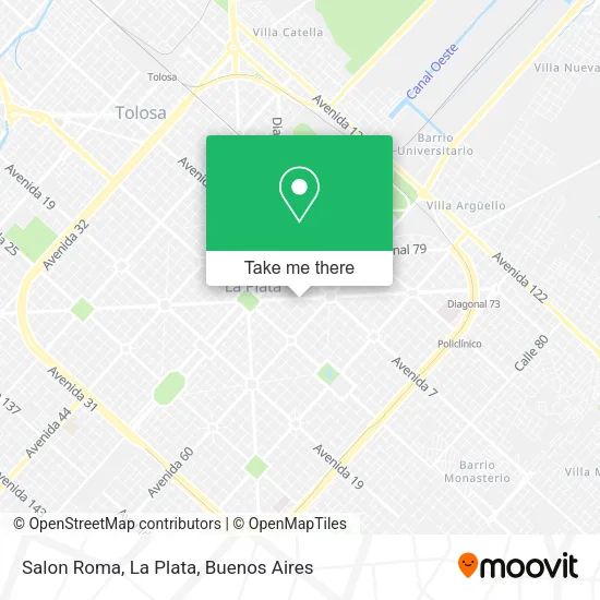 Salon Roma, La Plata map