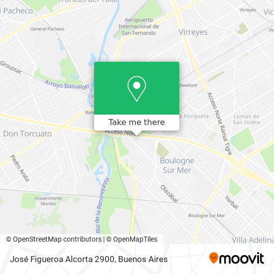 José Figueroa Alcorta 2900 map