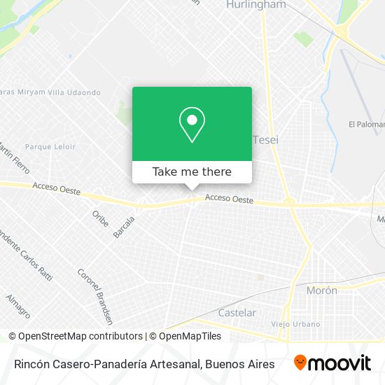 Rincón Casero-Panadería Artesanal map